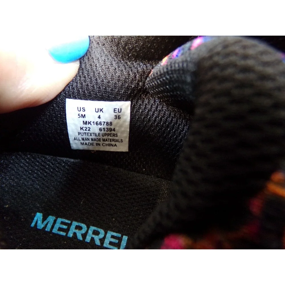 Merrell Nova 3 MK166788‎ Rainbow Leopard Shoes Sneakers Womens Size 5 M